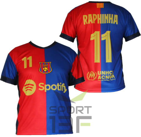 Raphinha 11 バルセロナ✕トラビス コラボ 半袖 シャツ koszulka RAPHINHA t-shirt dla dziecka BARCELONA SK > Producent strojów